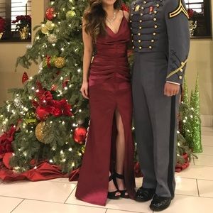 Seattle Boutique Red Mermaid Evening Gown